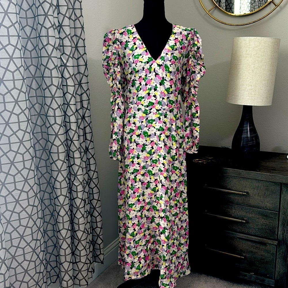 H&M Long Printed Dress